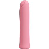 PRETTY LOVE - CURTIS MINI SUPER POWER VIBRADOR 12 VIBRACIONES EN SILICONA ROSA